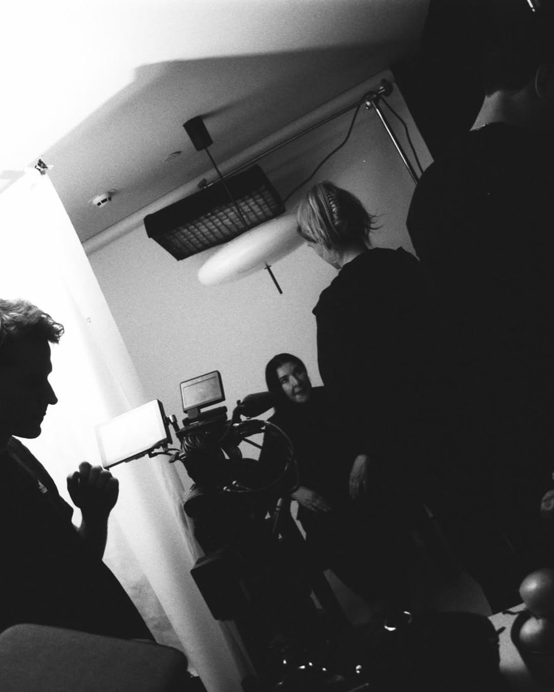 3Marina Abramović for @saatchiyates, today being the last day of the exhibition. BTS shots by Die